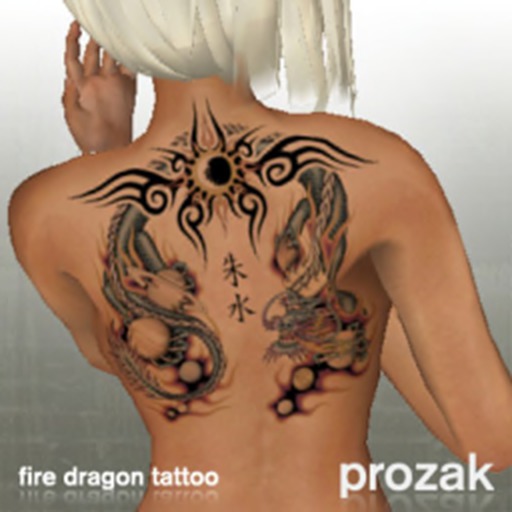 PROZAK - Fire dragon tattoo