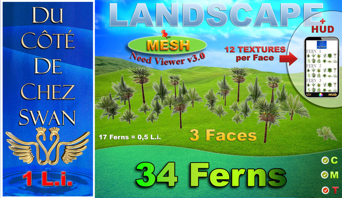 34 Ferns - Mesh 1 L.i. + HUD
