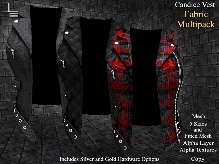 DE Designs - Candice Vest - Multipack Fabrics