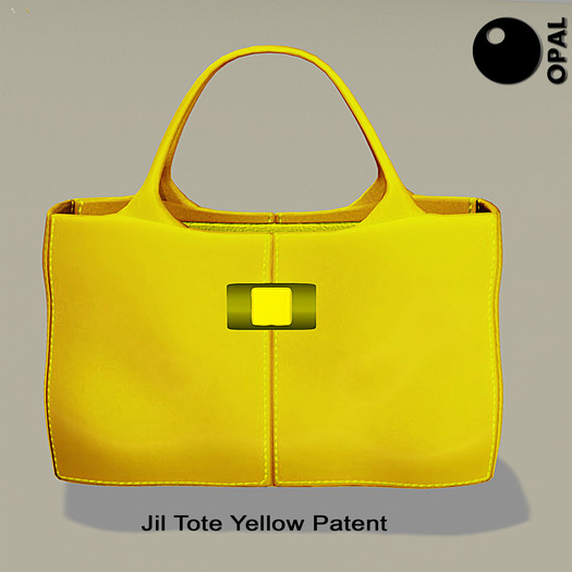 {Opal}Zebra Yellow Tote Bag