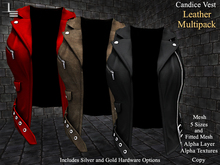 DE Designs - Candice Vest - Multipack Leathers