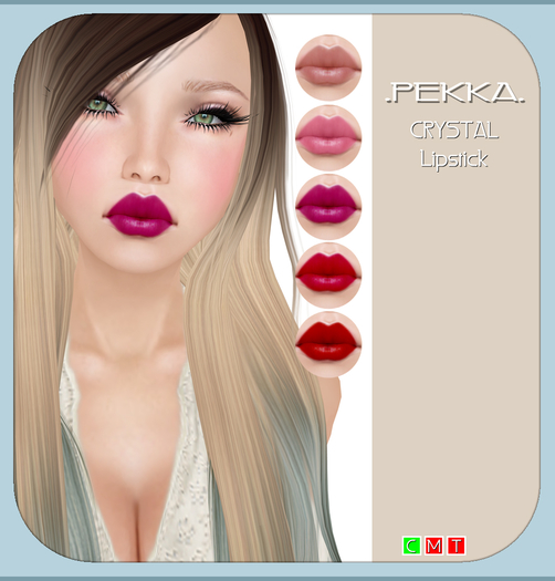 .Pekka. CRYSTAL Lipstick