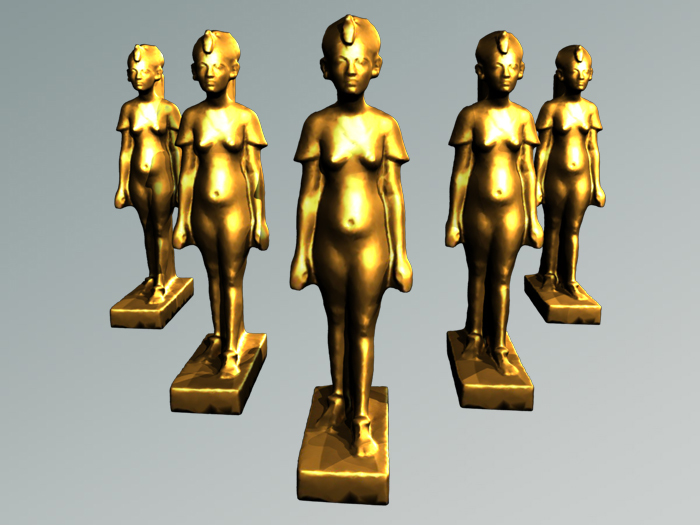 Nefertiti Statue (Gold)