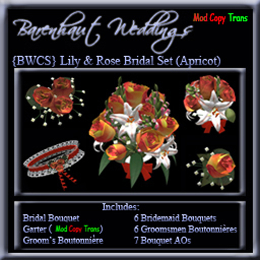 [BWCS} Rose & Lily Wedding Set