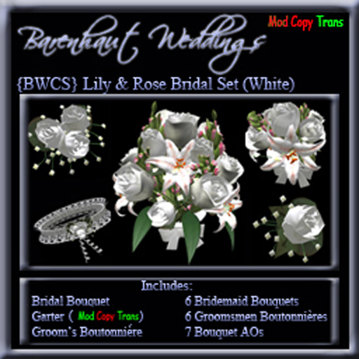 [BWCS} Rose & Lily Wedding Set