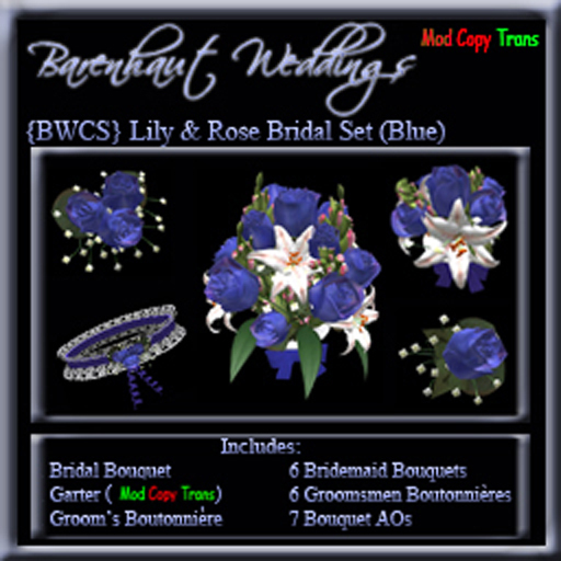 [BWCS} Rose & Lily Wedding Set