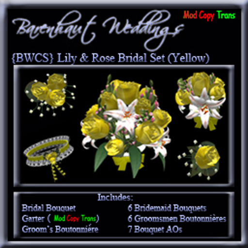 [BWCS} Rose & Lily Wedding Set