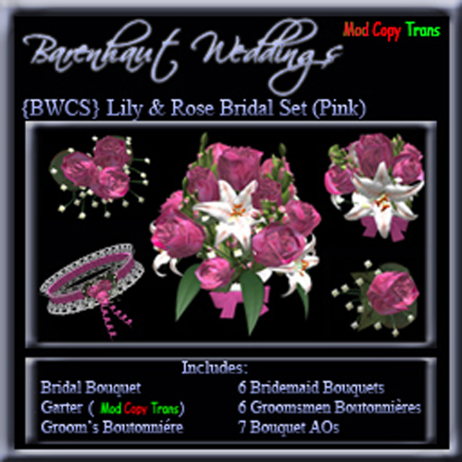 [BWCS} Rose & Lily Wedding Set