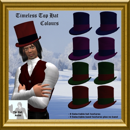 Timeless Top Hat V2 - Colours - Tip Hat