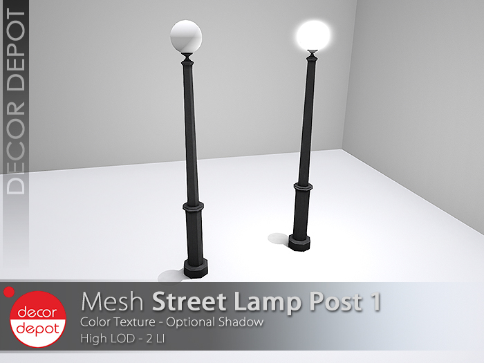 [DD] - FULL PERM  Lampara Poste de Calle