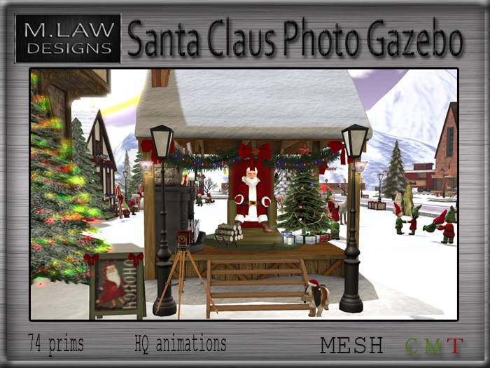 .:M.LAW:. Santa Claus Photo GazeboBox