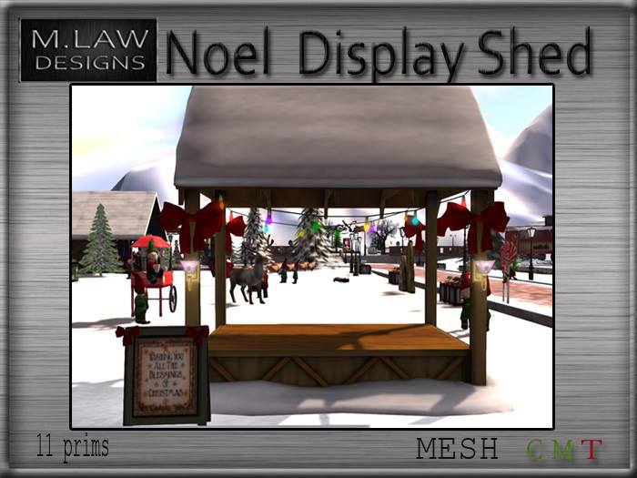 .:M.LAW:. Noel  Display Shed Box