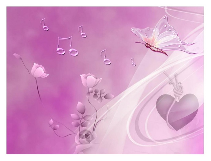 Pink Butterfly Poster