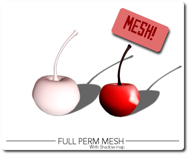 FULL PERM MESH CHERRY