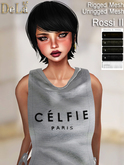 =DeLa*= Mesh Hair "Rossi II" Blacks and White
