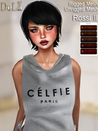 =DeLa*= Mesh Hair "Rossi II" Reds