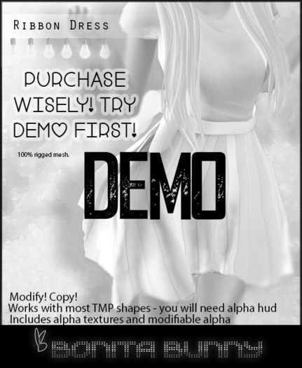 Bonita ::: Ribbon Dress DEMO