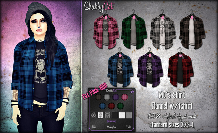 ~Shabby Cat - Mo's Shirt DEMO~