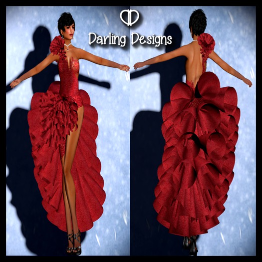 ~DD~ Darling Tango Formal Gown - Red