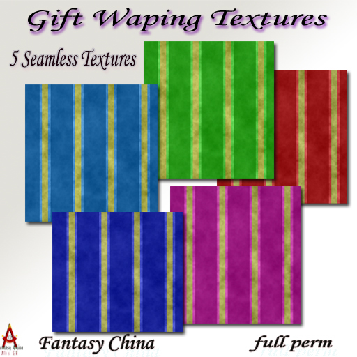 Fantasy China 5 Gift Wrapping Textures
