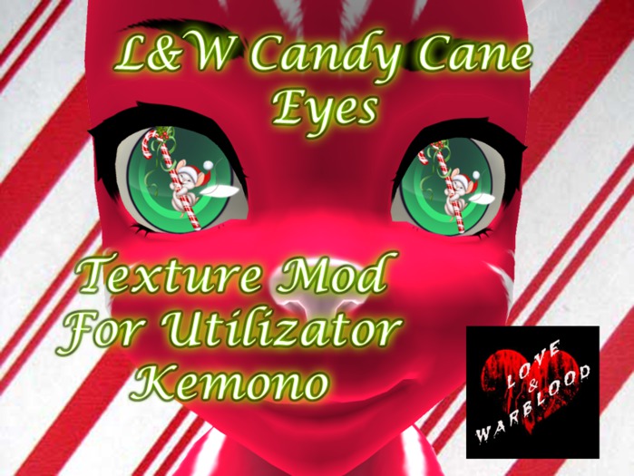 L&W Candy Cane Eyes- Kemono Texture Applier  -