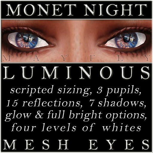 Mayfly - Luminous - Mesh Eyes (Monet Night)