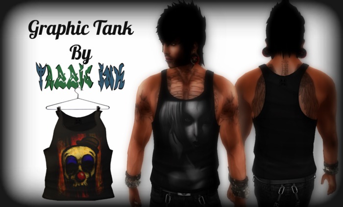 Tazzie Ink ~ Bozo Tank Top