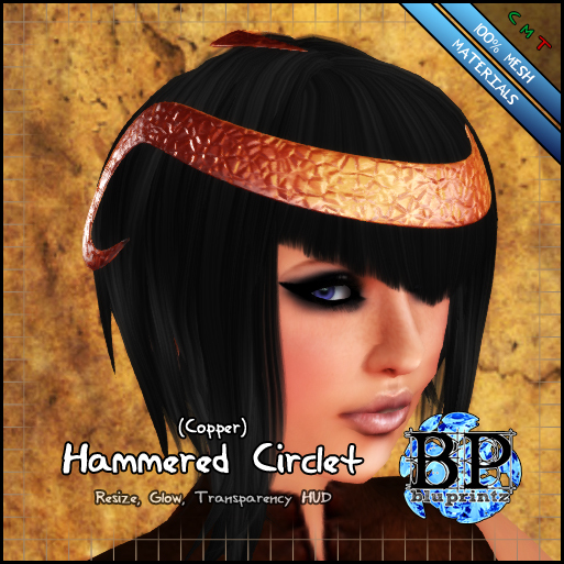 BP - Hammered Circlet - Copper