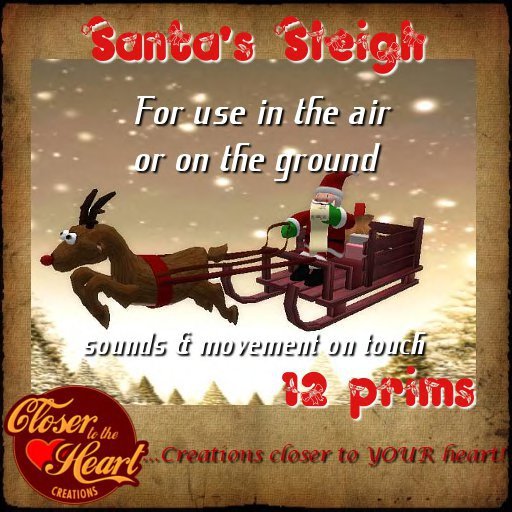 Flying Santa's Sleigh BOXED