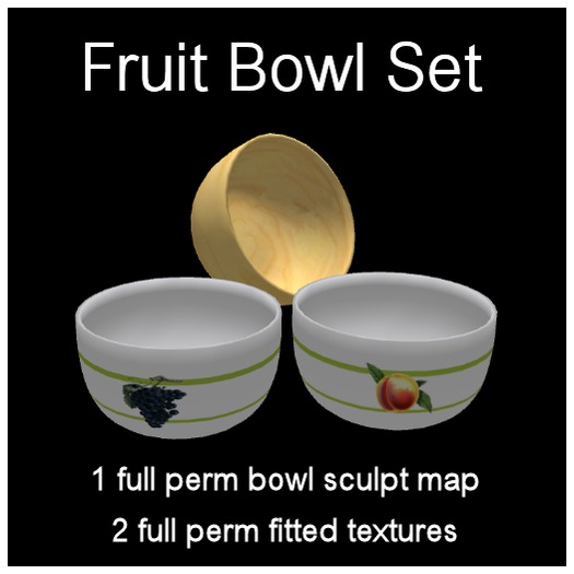 *Saffron* Fruit Bowl Sculpt Set