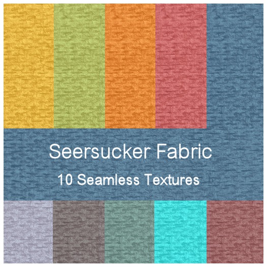 *Saffron* Seersucker Fabric