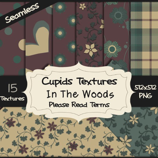 *Cupids Textures * 16 IN THE WOODS