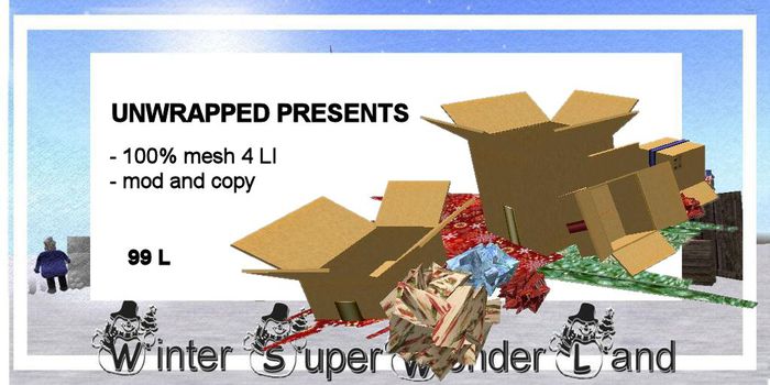 unwrapped presents