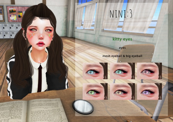 NINI:3     kitty eyes pack