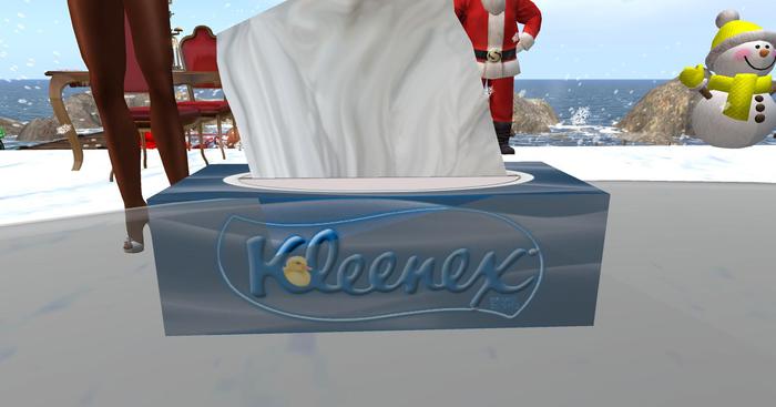 BOX OF KLEENEX TISSUE