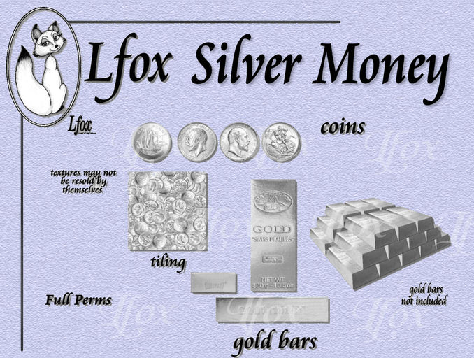 lfox Silver Money Textures