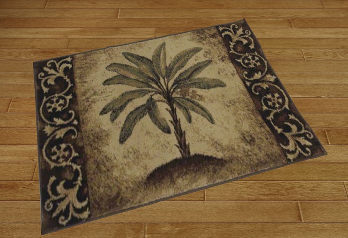 Mesh Rug v2 Vintage Palm