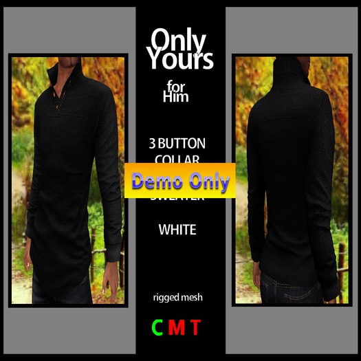 MMTDT011S DEMO Only Yours Mens Mesh Wool Sweater - Sample