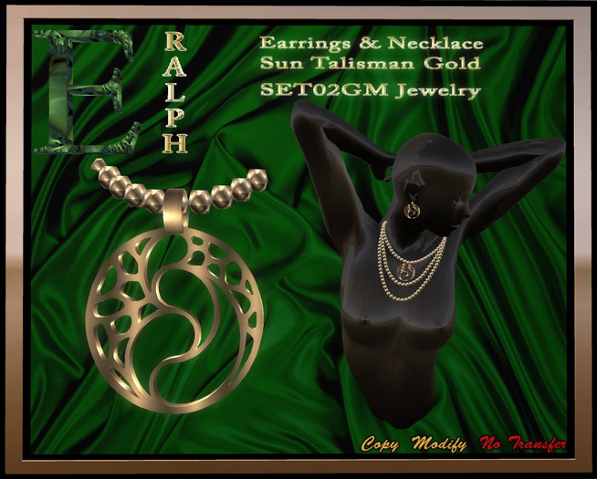 GOLD SUN (talisman set)