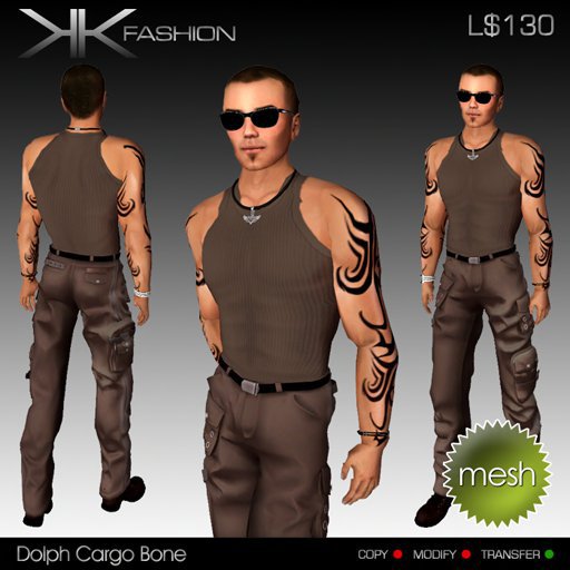 KKF - Dolph Cargo - Khaki Lt