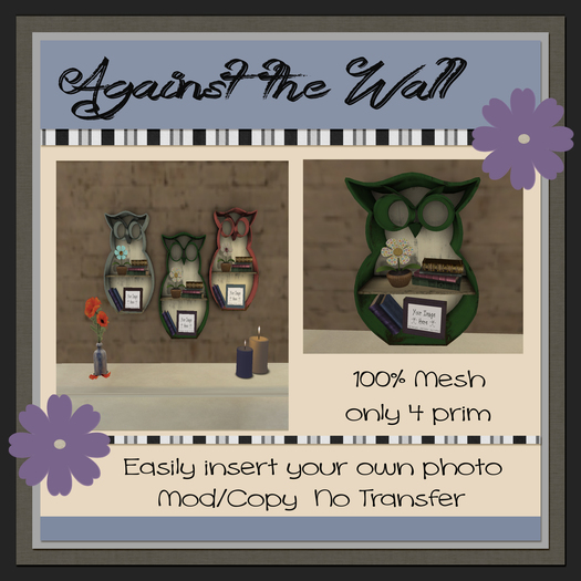 {ATW} Owl Shelf (green) boxed