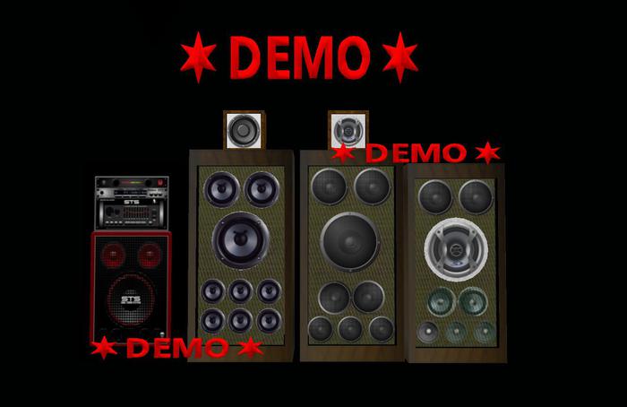 Ra's mesh floor speaker demos ************