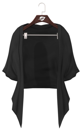 Neverwood//. Raelyn Kimono Cardi - Soot