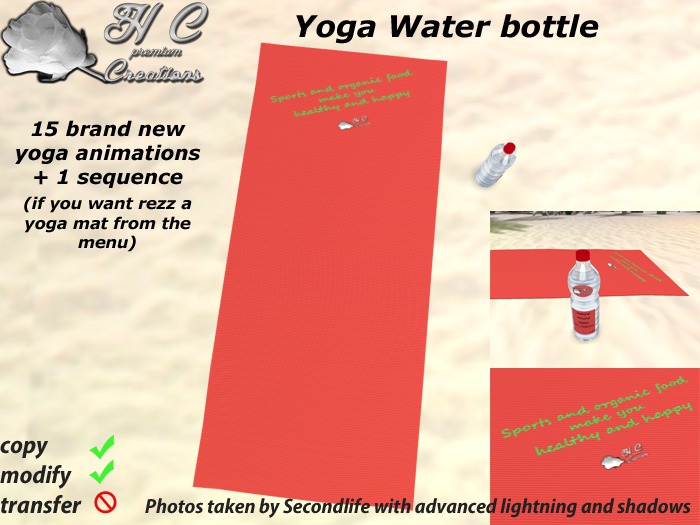 HCC Yoga Water bottle BOX