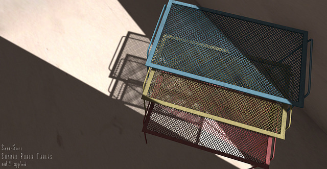 Sari-Sari - Summer Porch Tables