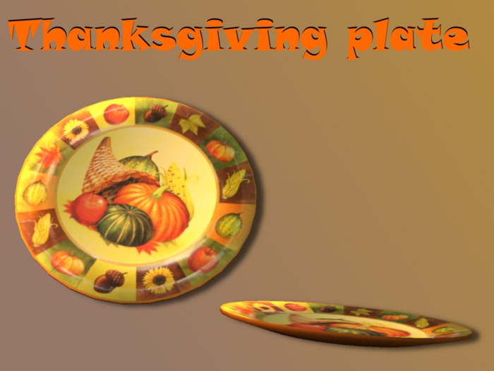 thanksgiving plate
