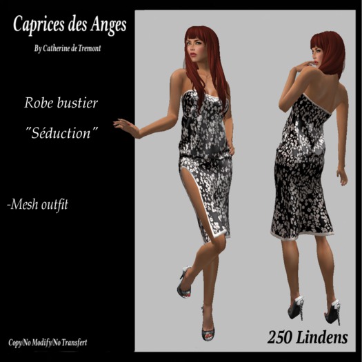 *CdT* Robe bustier"Seduction"