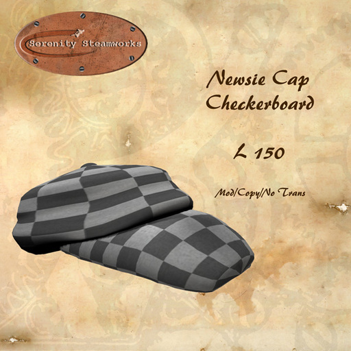 Newsie Cap Checkerboard