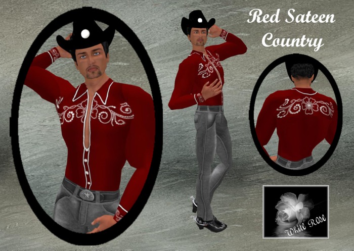 Beige Sateen Country Male