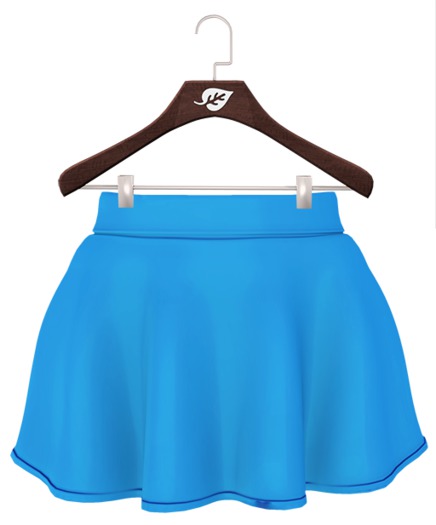 Neverwood//. Raelyn Mini-Skater - Cornflower